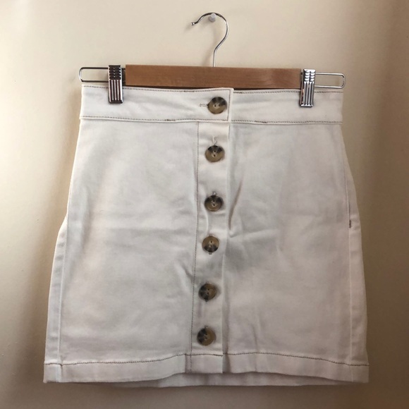 Forever 21 Dresses & Skirts - F21 NWOT White Denim Skirt